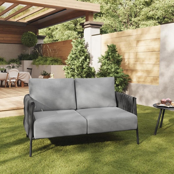 EAST OAK Life Chatter Loveseat 2 Seats Sofa with Thick Washable Cushions Review
