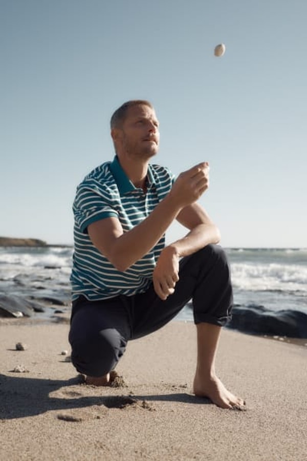 Seasalt Cornwall Men's Balefire Striped Polo in Organic Cotton Review