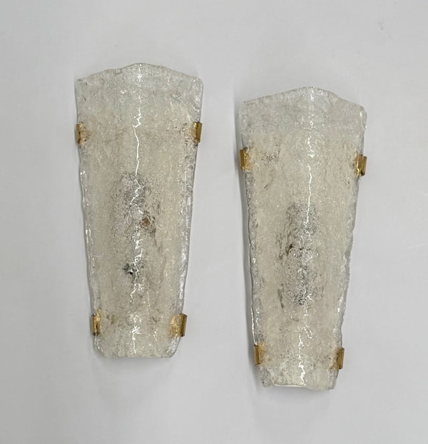 Secondi Pair of Murano Wall Lights by Hillebrand Reviews
