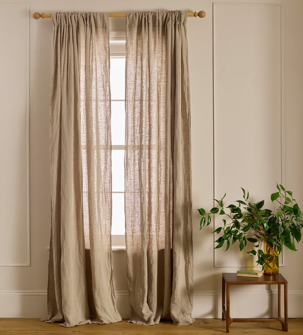 Secret Linen Store Natural Linen Loop Curtain Review
