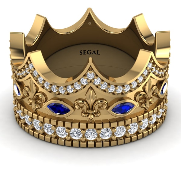 Segal Jewelry Royal Diamond Crown Ring For Men - Harold No. 13 Review