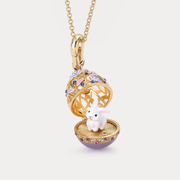 Selenichast Rabbit Egg Locket Necklace Review