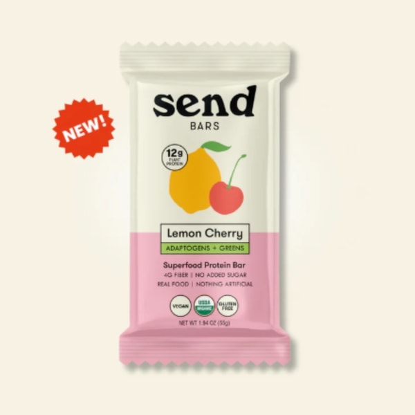 Send Bars Organic Lemon Cherry Review