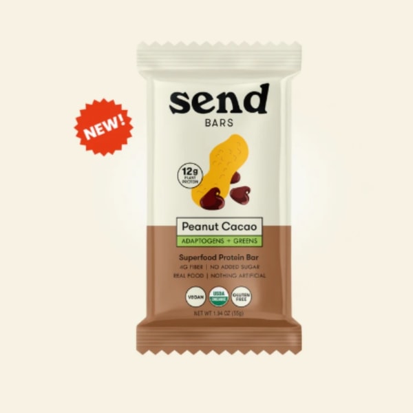 Send Bars Organic Peanut Cacao Review