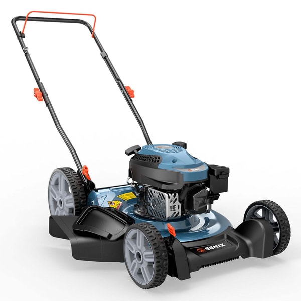 SENIX Tools 21" 144cc 4-Cycle Gas Push Lawn Mower with 2-in-1 Side Review