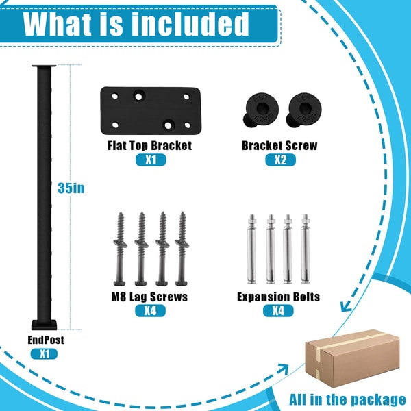 Senmit Surface Mount Cable Railing Post Review