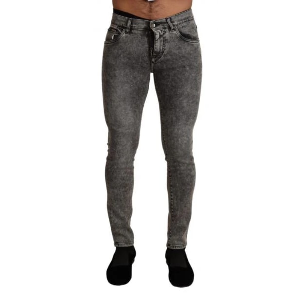 SEYMAYKA Dolce & Gabbana Gray Cotton Stretch Slim Fit Denim Jeans Reviews