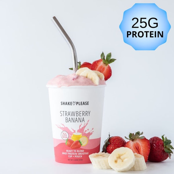 Shake Please Strawberry Banana Smoothie Review