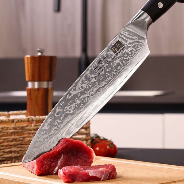 SHANZU PRO Damascus Chef Knife Review