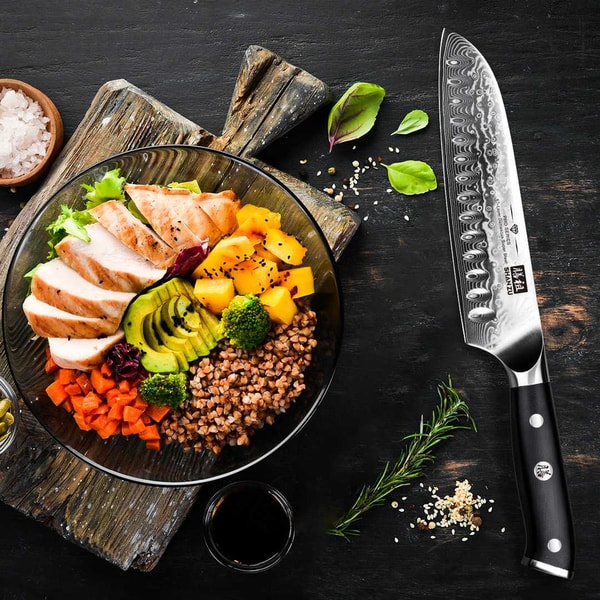 SHANZU Pro Series 3-Piece Damascus Knife Set + 12" Magnetic Knife Holder Review