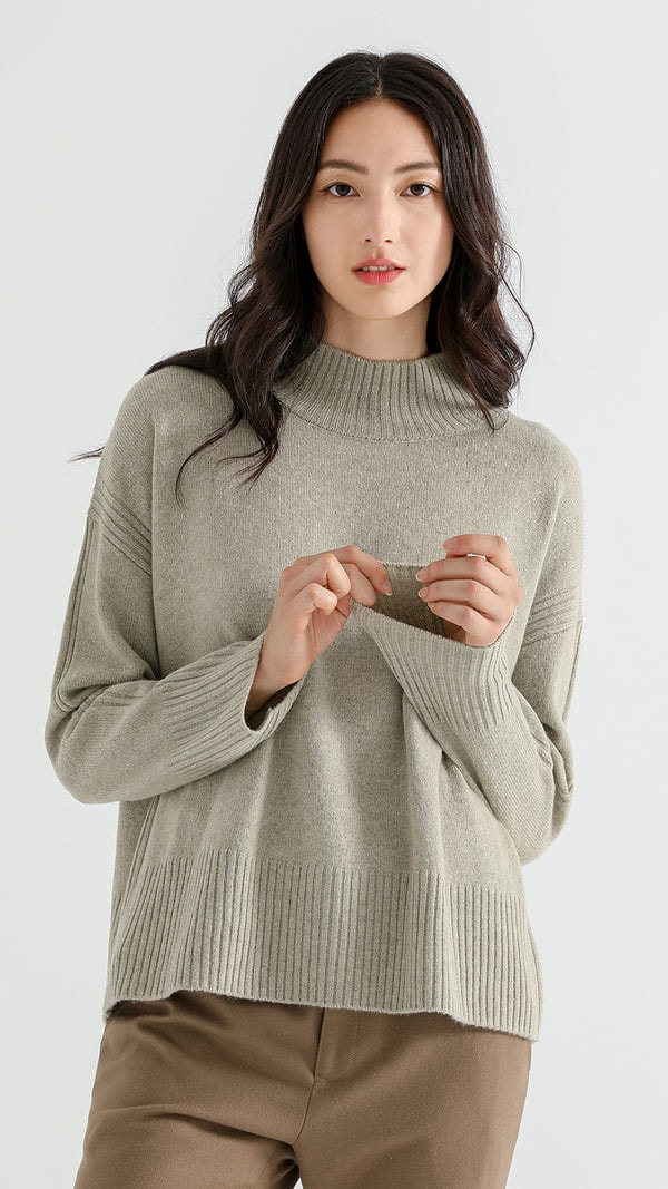 Shokay Yak Wool Mockneck Classic Sweater Review
