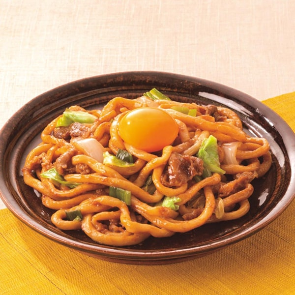 Shokubun 牛すき焼きうどん レビュー