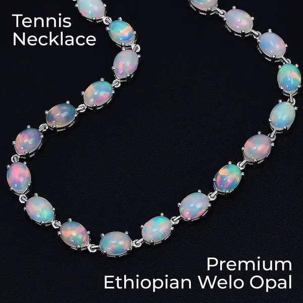 Shop LC D'Joy Ethiopian Welo Opal Necklace Review