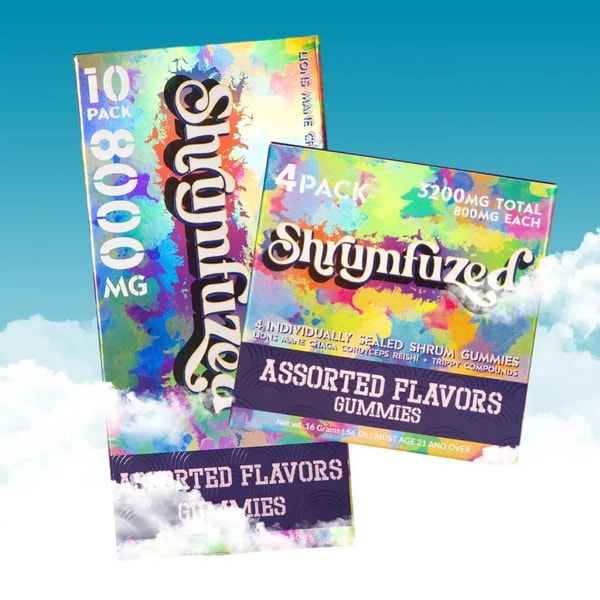 Shrumfuzed Gummies Assorted Flavors Review