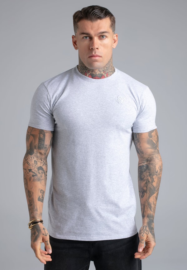 SIKSILK Grey Marl Essentials T-Shirt Review
