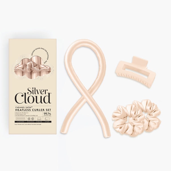 Silver Cloud Beauty Caramel Heatless Curler Set Review