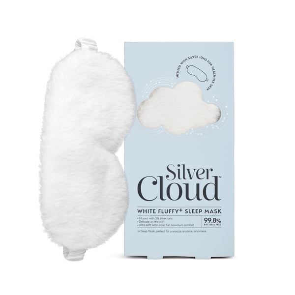 Silver Cloud Beauty Fluffy Sleep Mask Infused with Silver Ions White Review
