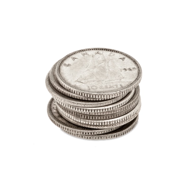 Silver Gold Bull $1 Face Value Bag of Canadian Circulation 80% Pure Silver Coins Review