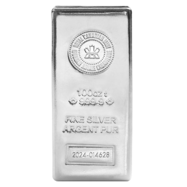 Silver Gold Bull 100 oz Silver Bar | Royal Canadian Mint Review