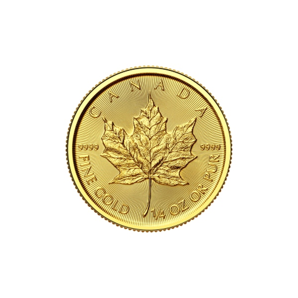 Silver Gold Bull 1/4 oz 2025 Canadian Maple Leaf Gold Coin | Royal Canadian Mint Review