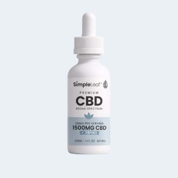 Simple Leaf Broad Spectrum CBD Oil Review