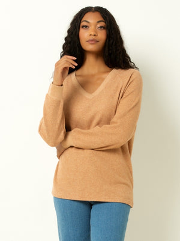 Single Stitch Classic Ribbed V-Neck Sweater Review
