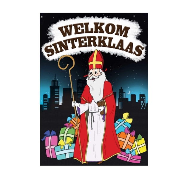 Sinterklaas feestwinkel Deurposter Sinterklaas Beoordeling