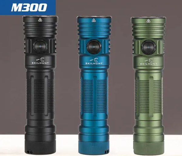 SKILHUNT M300 V4 3000 Lumens LED Flashlight Review