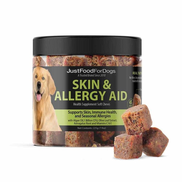 JustFoodForDogs Skin & Allergy Aid Review