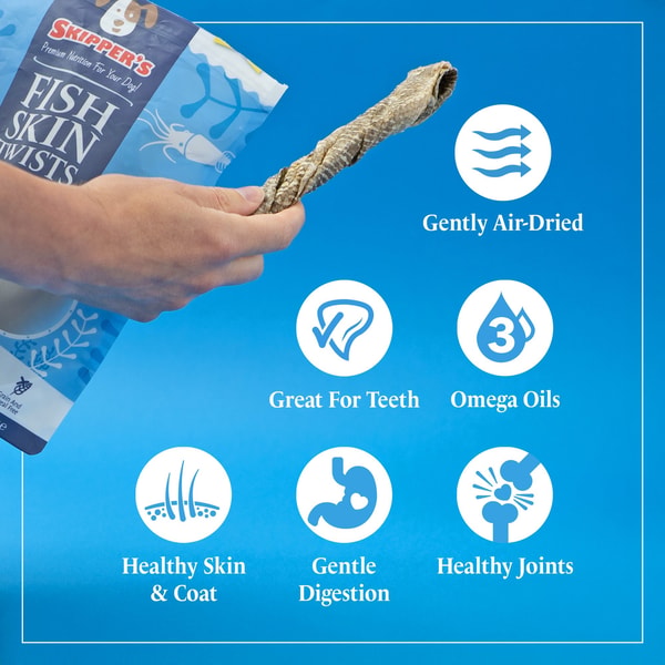 Skipper's Pet Products Fish Skin Twists Review
