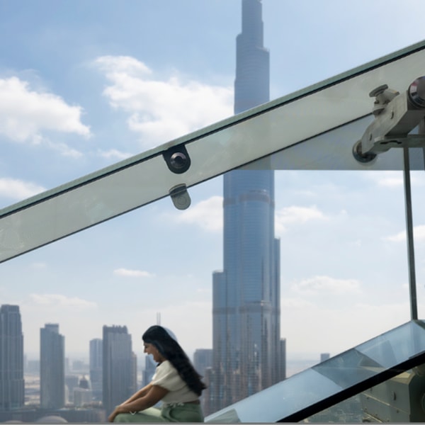 Sky Views Dubai Glass Slide Attraction Review