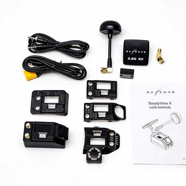 Skyzone FPV SKYZONE SteadyView X IPS Screen Receiver Module Review