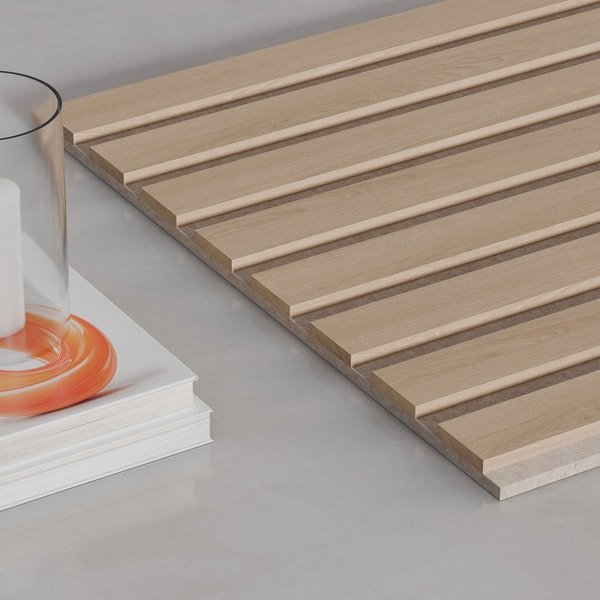 Slats.co Natural Oak TrueWood Lite 3-Sided Veneer Acoustic Slat Panel Review