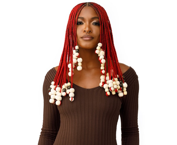 SLAYYY Hair Fire (Deep Red) | Non-Toxic Synthetic Braiding Hair Review