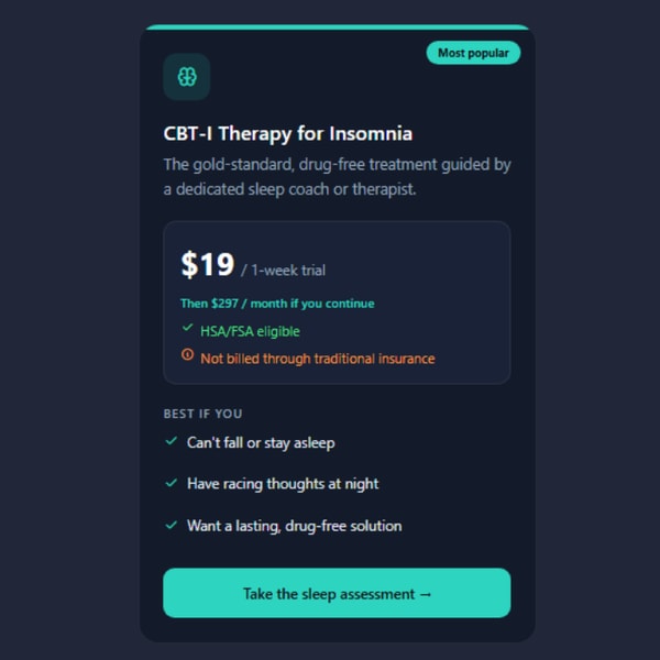 Sleep Reset CBT-I Therapy Review