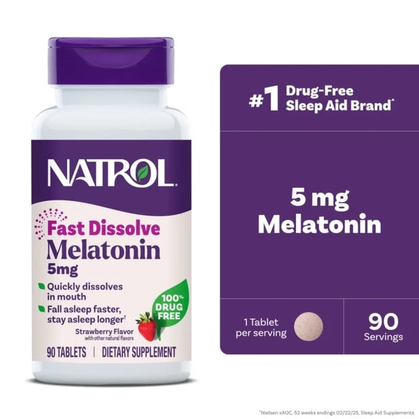 Natrol Extra Strength Melatonin Fast Dissolve Tablets 5mg 90 Count Reviews
