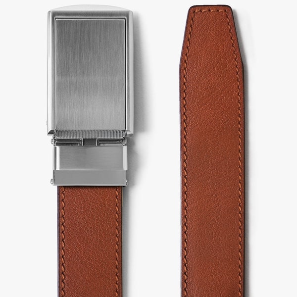 SlideBelts Walnut Full Grain Leather Belt Reviews