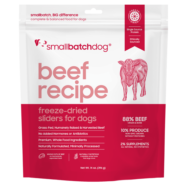 Smallbatch Pets Freeze-Dried Raw Beef Sliders Reviews