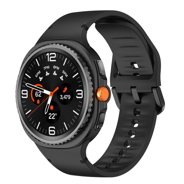 Smartwatcharmbaender.de Samsung Galaxy Watch 8 - 44mm Silikonarmband (Schwarz) Bewertung