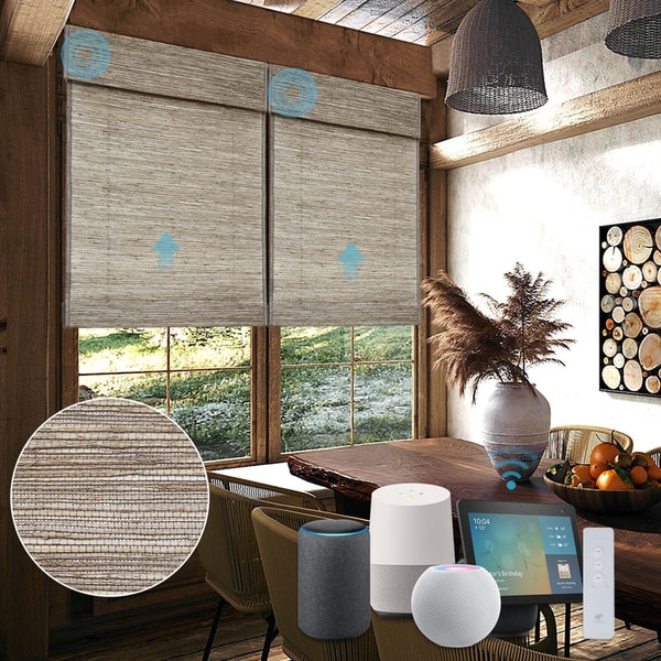 SmartWings Motorized Woven Wood Shades Review