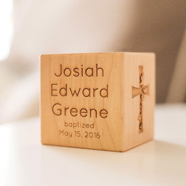 Smiling Tree Toys Baptism Keepsake Block Reviews