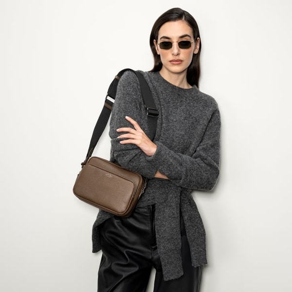 Smythson Double Zip Pouch Crossbody Bag Review