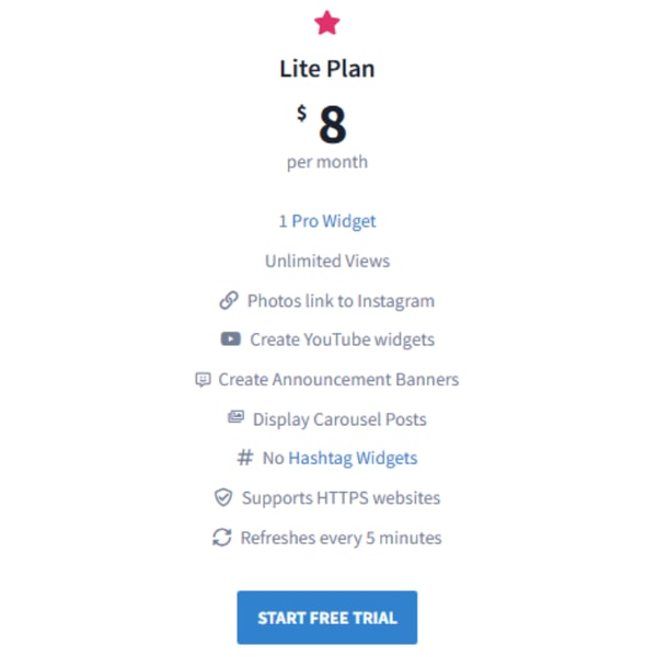 SnapWidget Lite Plan Review