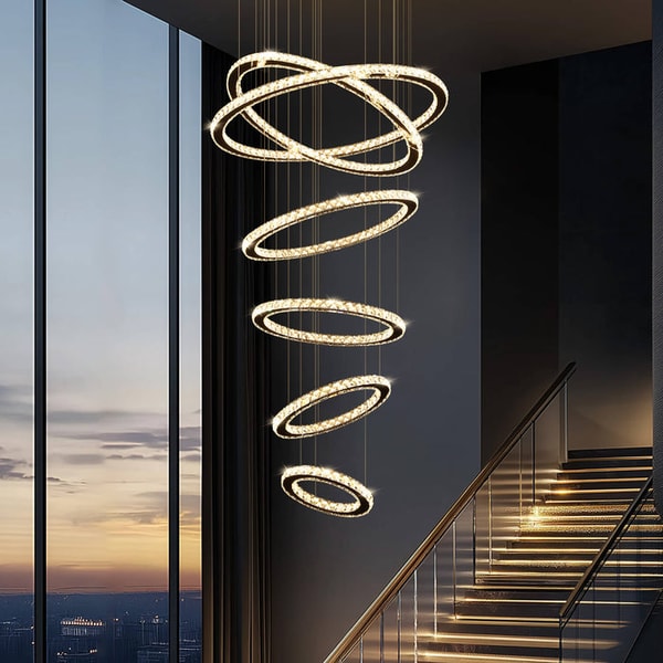 Sofary Lighting Modern Multi-Ring Crystal Chandelier Review