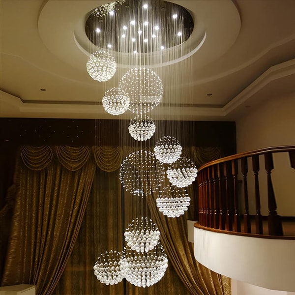 Sofary Lighting Luxury Solar System Spiral Chandelier Review