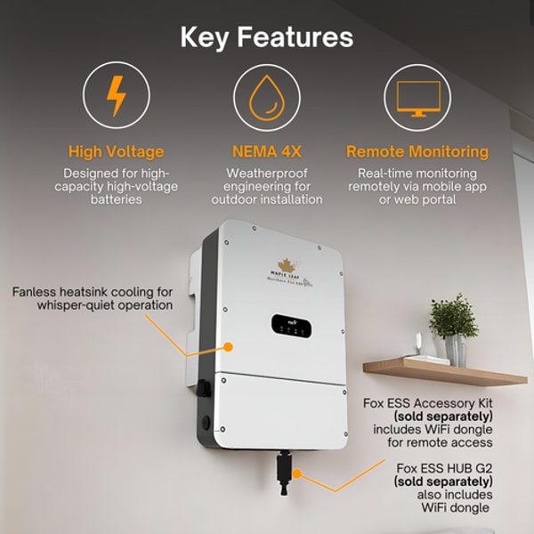 Maple Leaf Northern Fox H1&AC1 Split-Phase Hybrid Solar Inverter Review