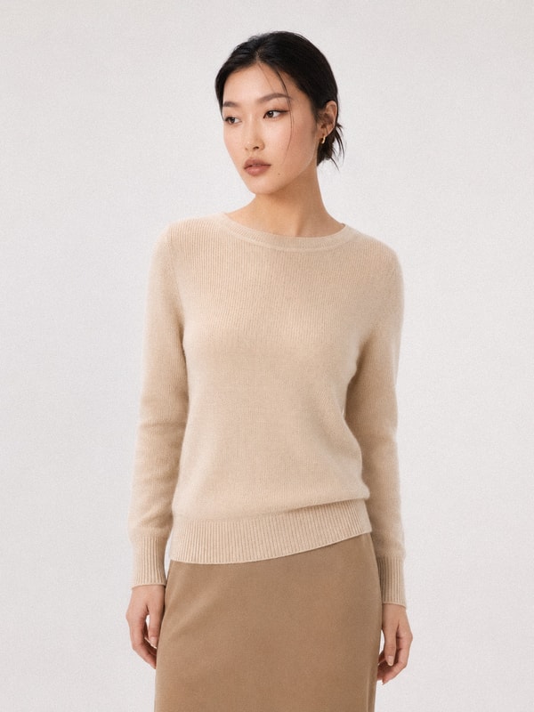 Solova Move Daily Womens 100% Cashmere Crew Neck Sweater Reviews