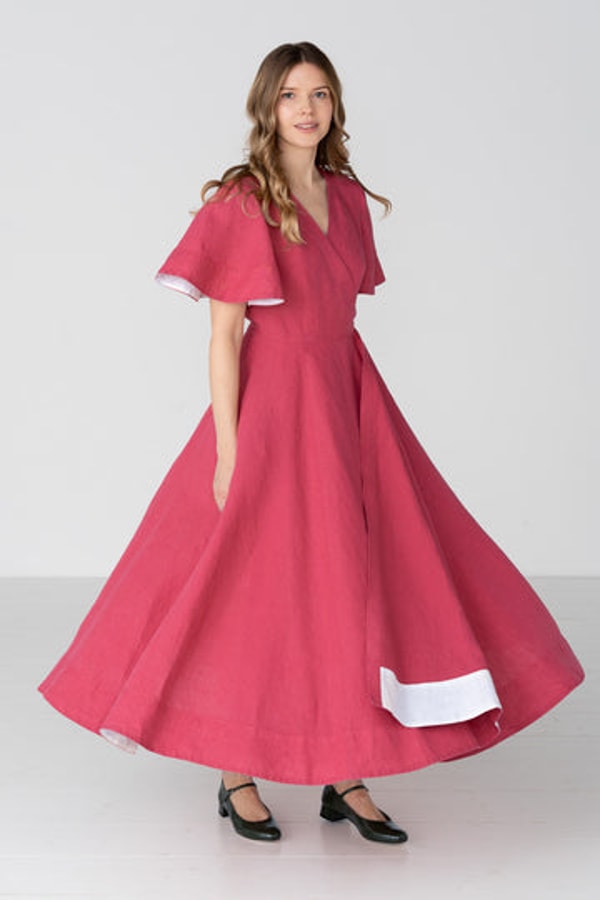 Son de Flor Maxi Wrap Dress Review