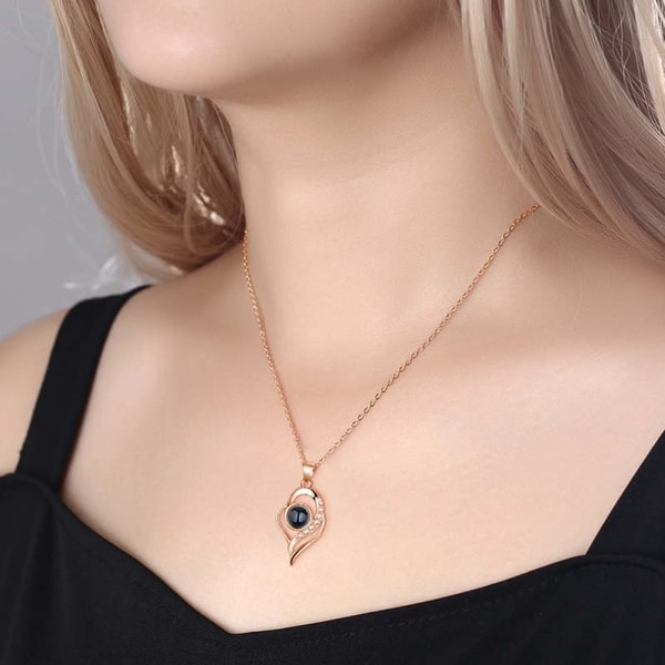 Soufeel Custom Projection Necklace Elegant Photo Necklace Review