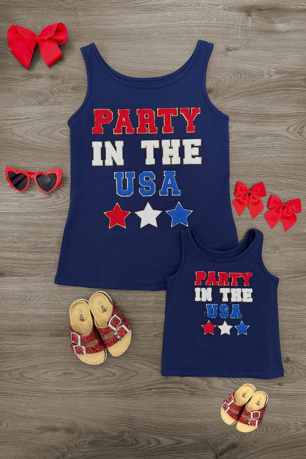 Sparkle In Pink Mom & Me - "Party In The USA" Tank Top Review